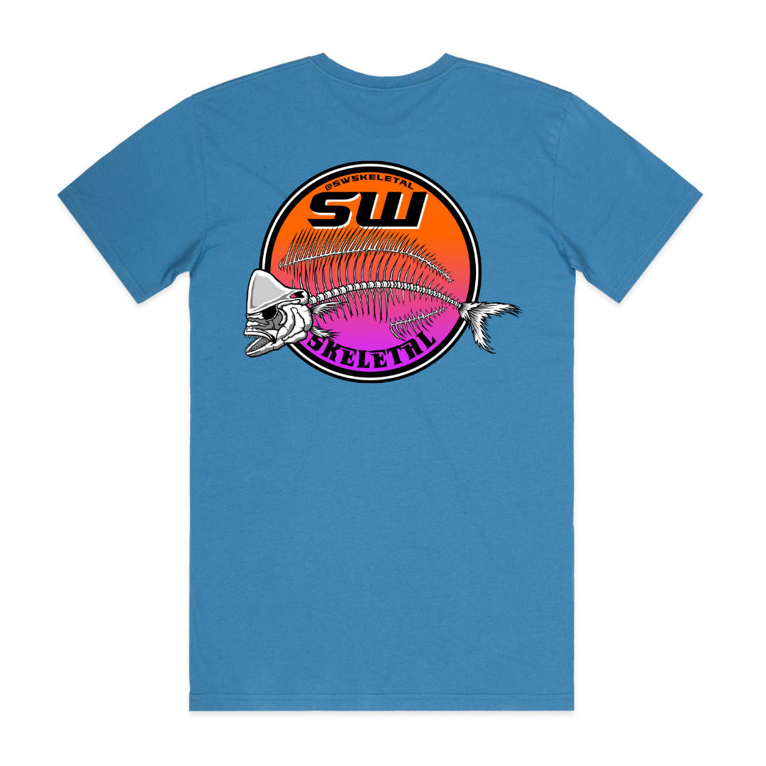 Men's Hydro Blue Tee - Neon