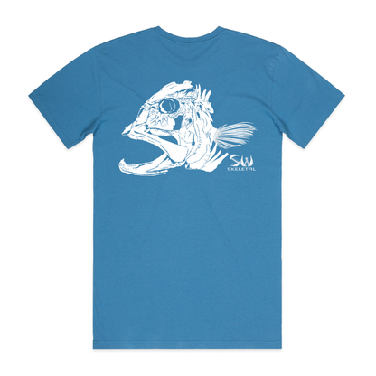 Men's Hydro Blue Tee - Skeletal
