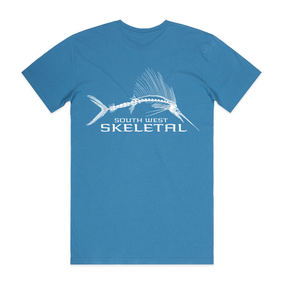 Men's Hydro Blue Tee - Skeletal