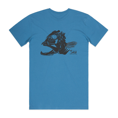 Men's Hydro Blue Tee - Skeletal