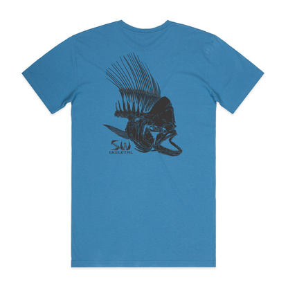 Men's Hydro Blue Tee - Skeletal