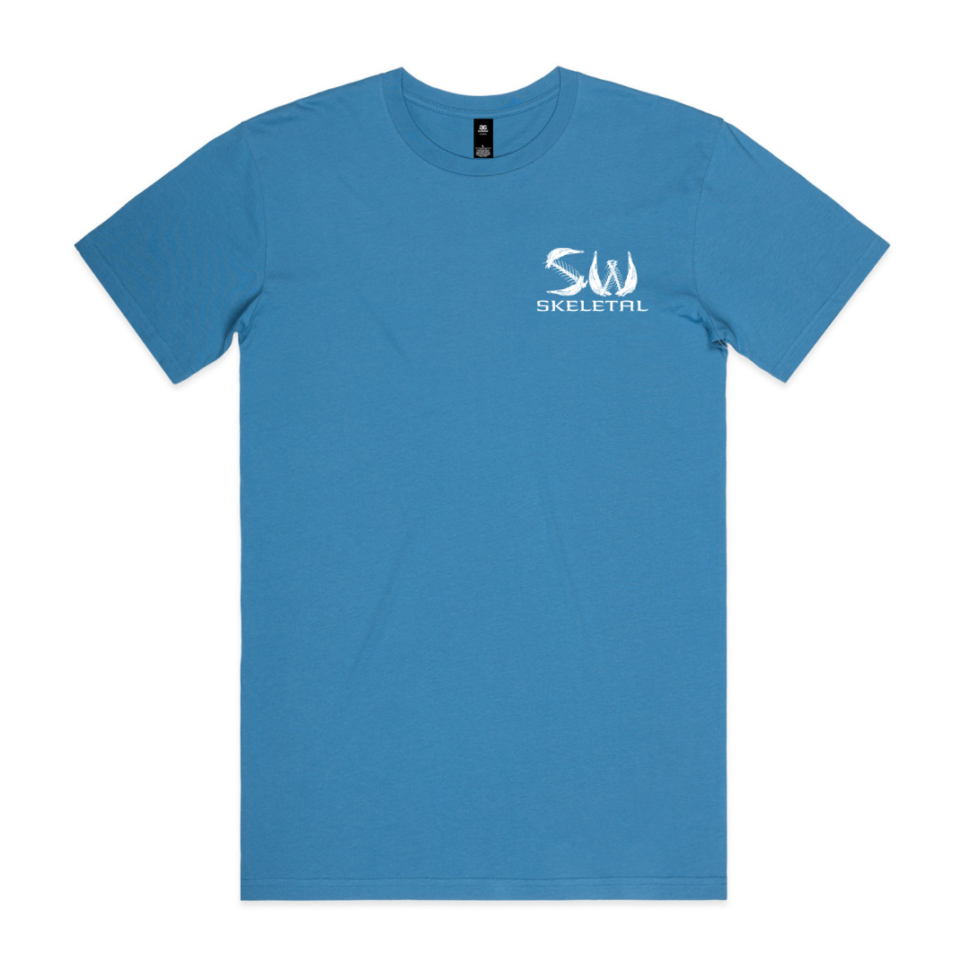 Men's Hydro Blue Tee - Skeletal