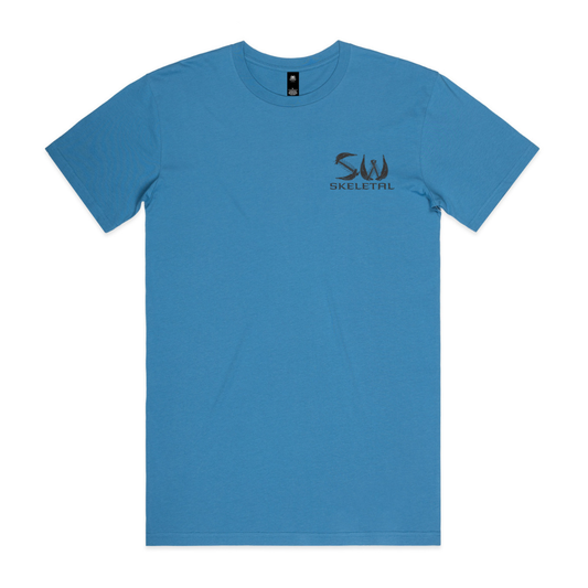 Men's Hydro Blue Tee - Skeletal