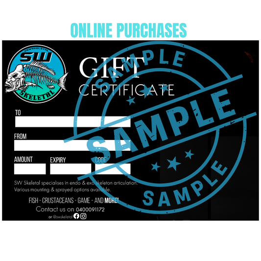 Gift Card - CAN BE REDEEMED FOR ONLINE PURCHASES