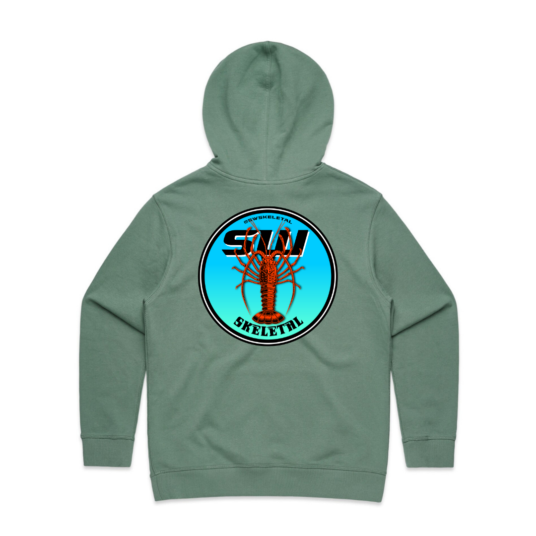 Women's Sage Green Hoodie - Neon