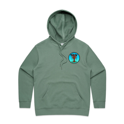 Women's Sage Green Hoodie - Neon