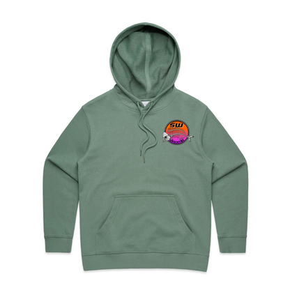 Women's Sage Green Hoodie - Neon