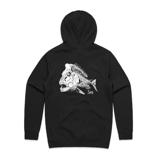 Men's Black Hoodie - Skeletal
