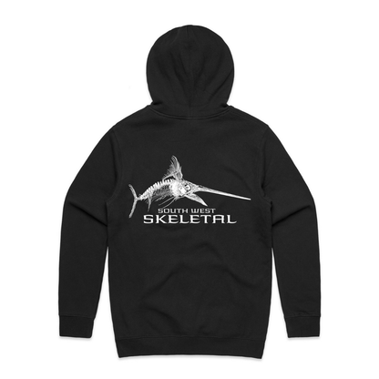 Men's Black Hoodie - Skeletal