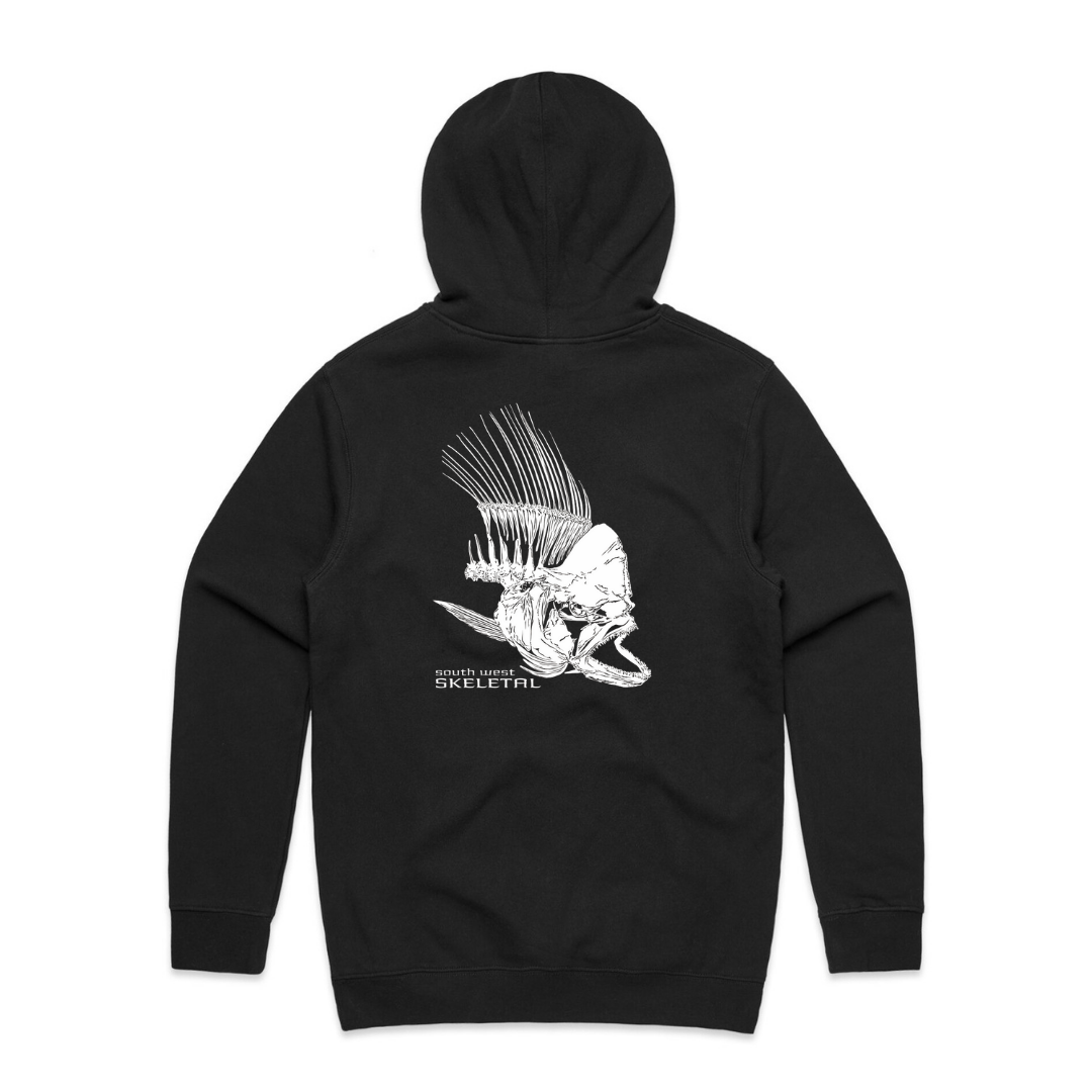 Men's Black Hoodie - Skeletal