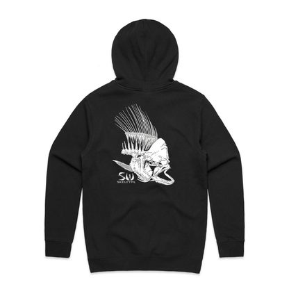 Men's Black Hoodie - Skeletal