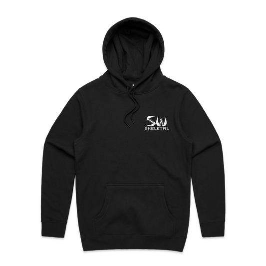 Men's Black Hoodie - Skeletal