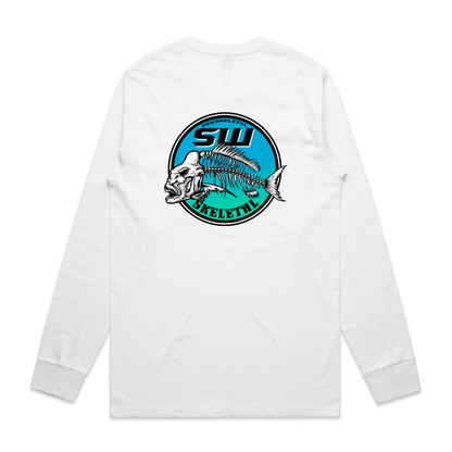 Men's White Long Sleeve - Neon