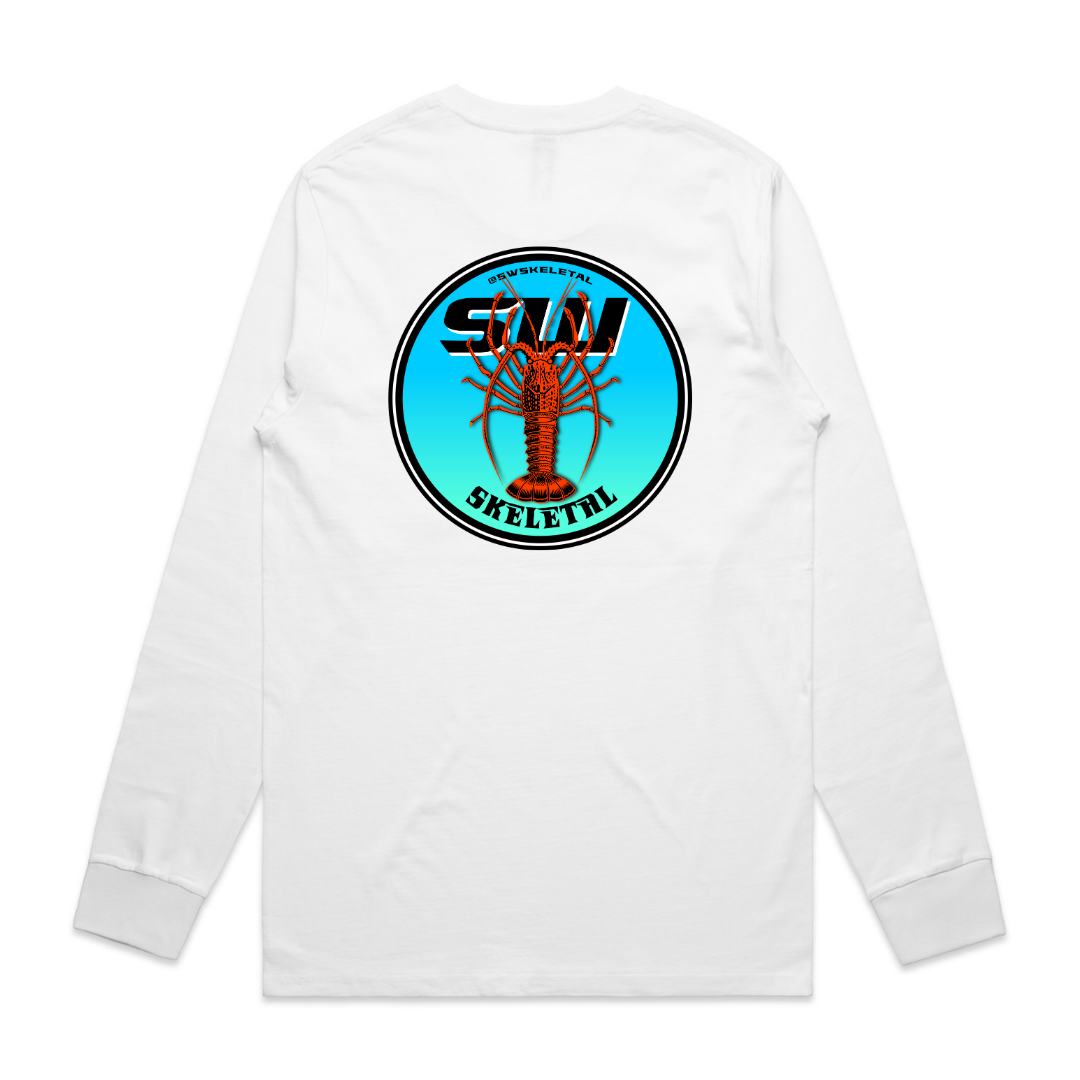 Men's White Long Sleeve - Neon