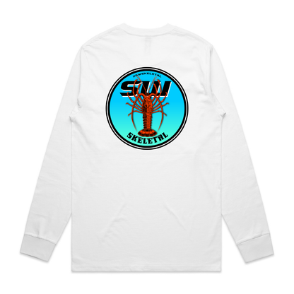 Men's White Long Sleeve - Neon