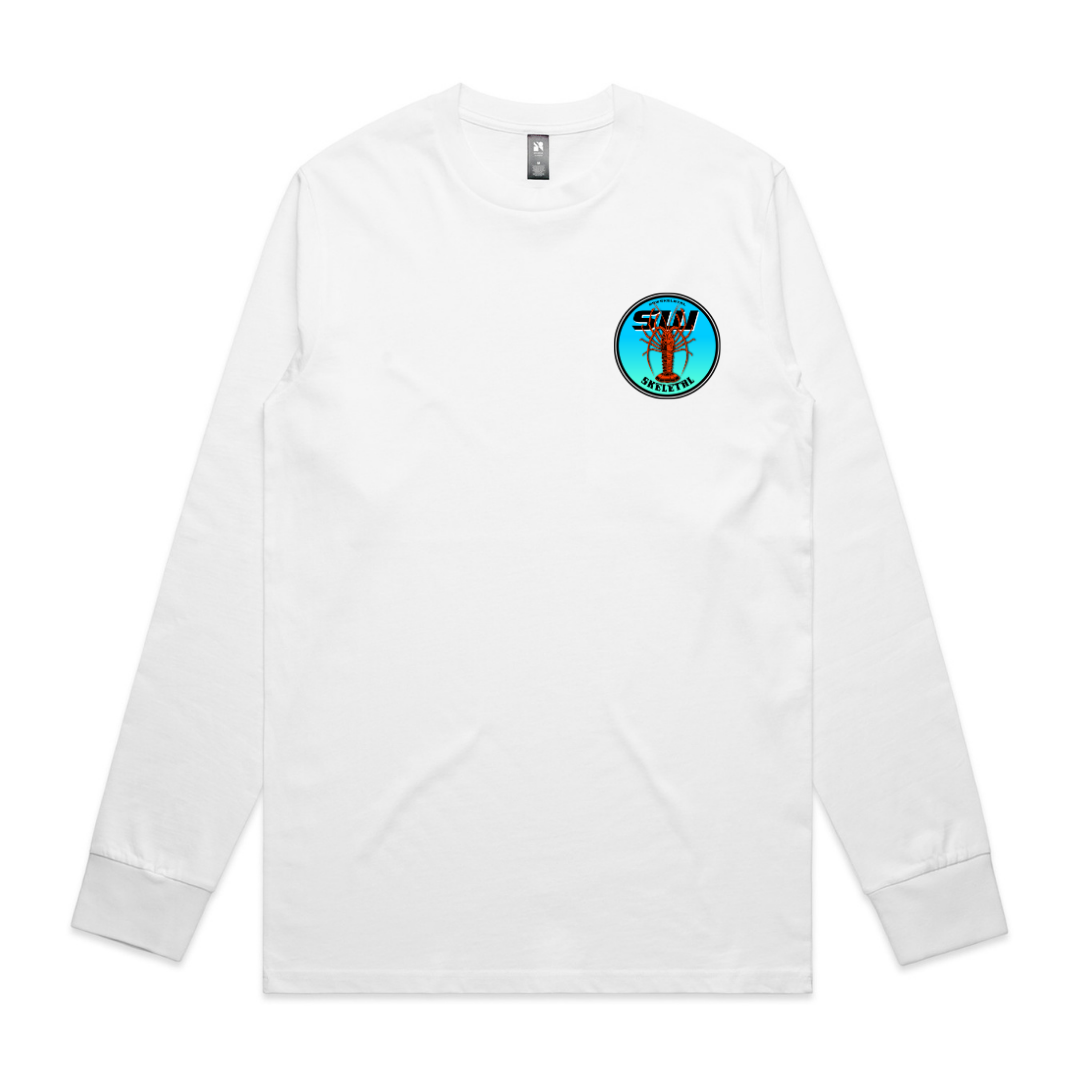 Men's White Long Sleeve - Neon