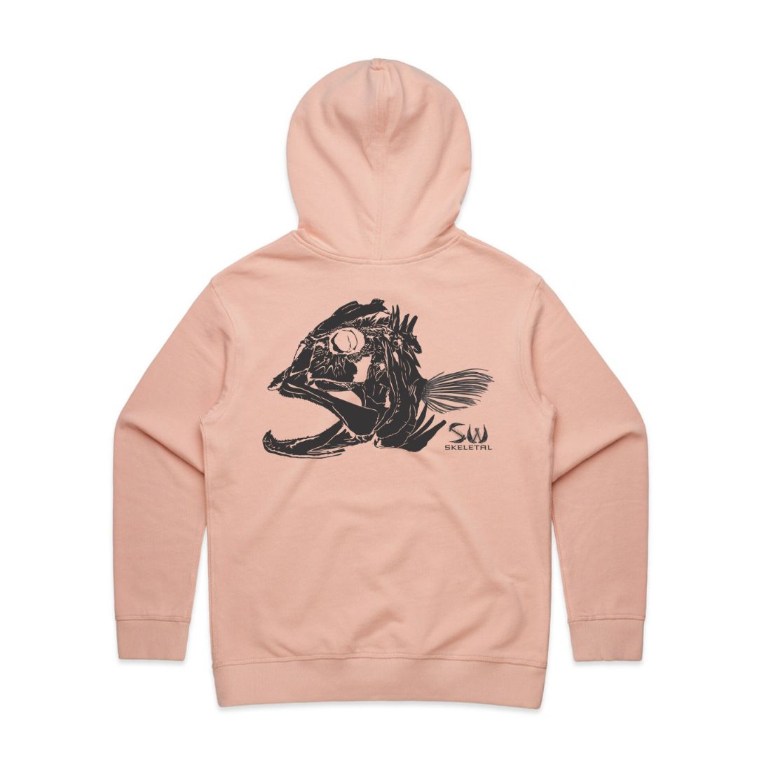 Women's Pink Hoodie - Skeletal
