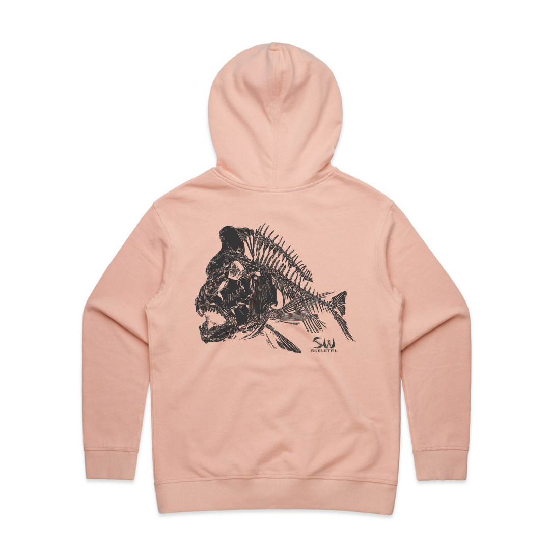 Women's Pink Hoodie - Skeletal