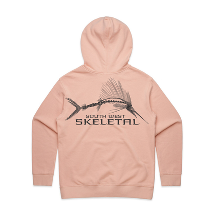 Women's Pink Hoodie - Skeletal