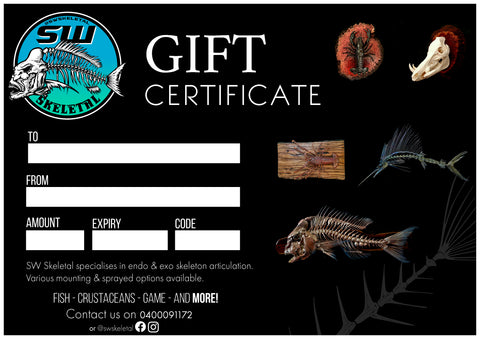 SW Skeletal Gift Card